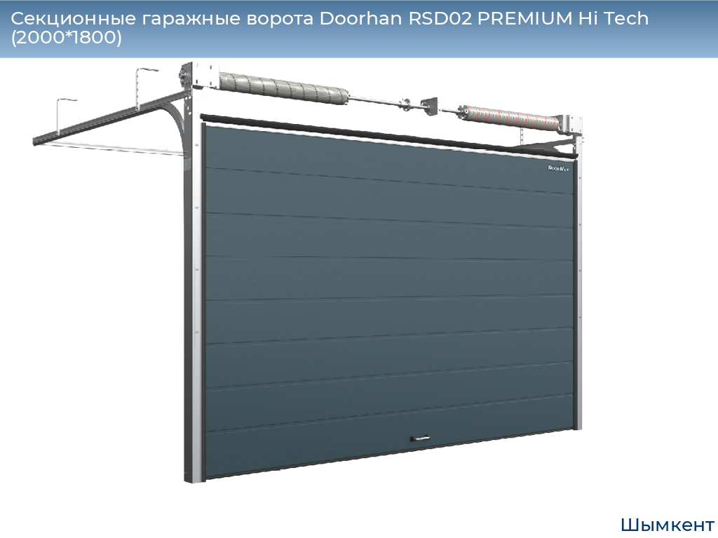 Секционные гаражные ворота Doorhan RSD02 PREMIUM Hi Tech (2000*1800), chimkent.doorhan.ru