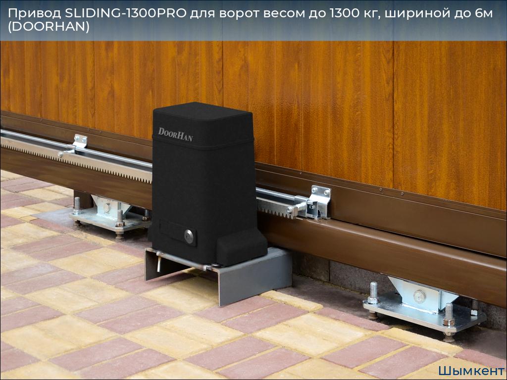 Привод SLIDING-1300PRO для ворот весом до 1300 кг, шириной до 6м (DOORHAN), chimkent.doorhan.ru