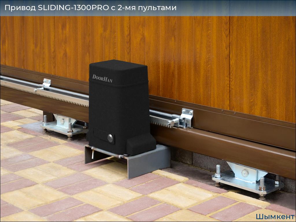 Привод SLIDING-1300PRO c 2-мя пультами, chimkent.doorhan.ru